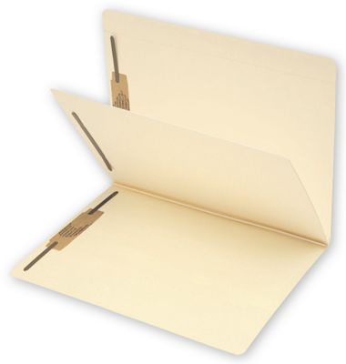 Single Divider Folder with fasteners
